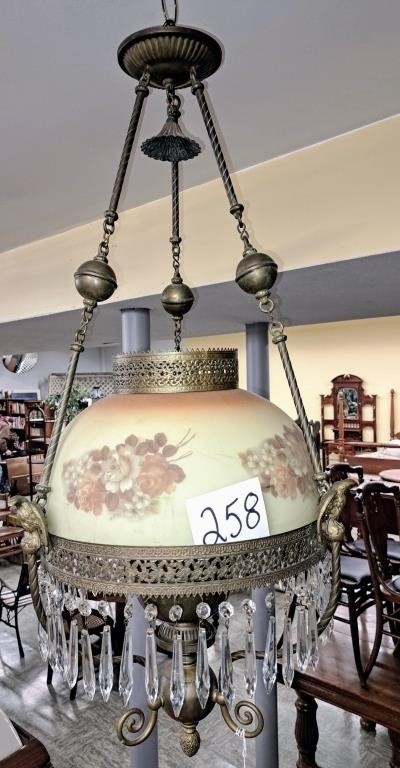 Good Antique Furniture; Clocks; Phonographs; Hangling Lamps+