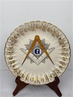 Vtg Sander Mfg. Masonic FREEMASON Plate