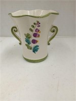 Italian hand painted vase