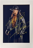 Autograph COA Undertaker Photo