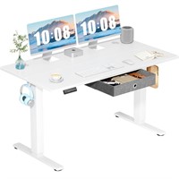 DUMOS Standing Desk with Drawer, Electric Desk