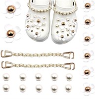 FAKE PEARL CHARMS FOR CROC SHOES