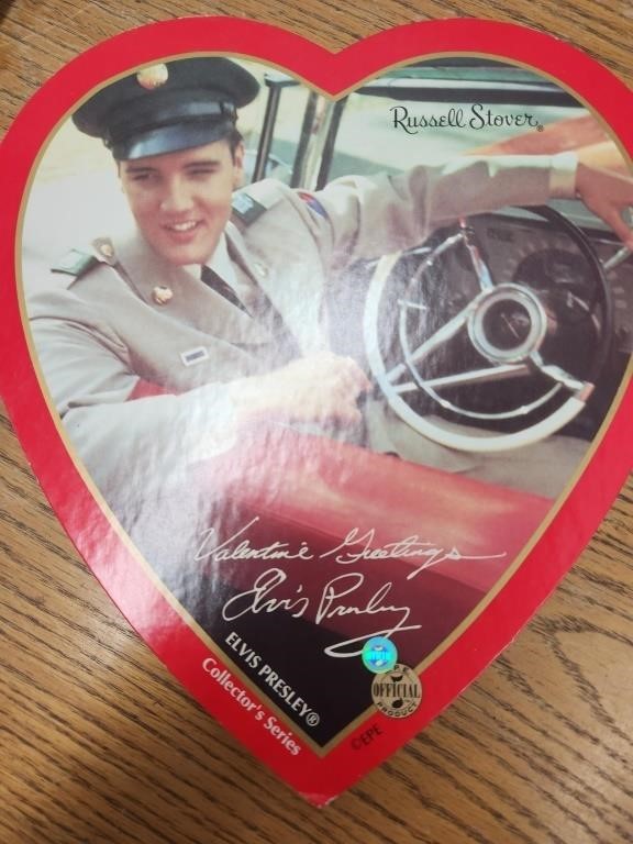 Vintage Elvis Valentines Box