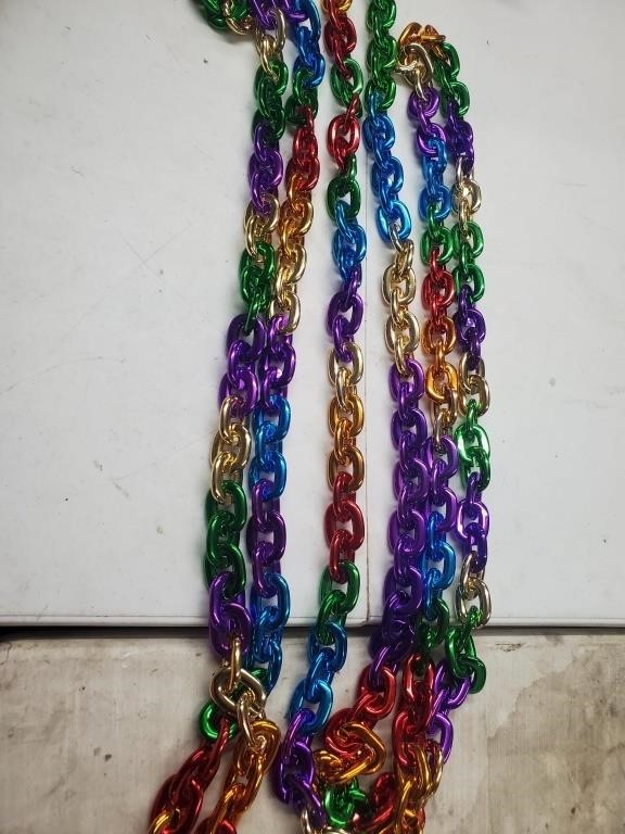 Very long decorative chain