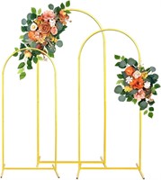$160 Gold Arch Backdrop Stand Set of 3