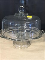 12" Savannah Anchor Hocking Cake Platter with Dome