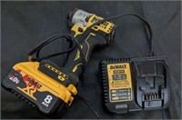 DEWALT HAMMER DRILL, BATTERY, CHARGER