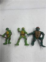 3 Teenage Mutant Ninja Turtles Action Figures