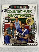 CRUSH&COLOR COUNTRY MUSIC HEARTTHROBS COLORING