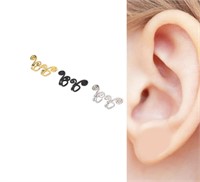 6 PAIRS ACUPRESSURE EARRINGS