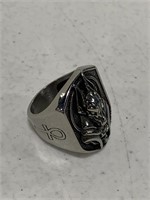 ANUBIS STEEL RING SIZE 7