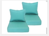 UNUON, OUTDOOR DEEP SEAT CUSHIONS, 2 SETS, 24 X