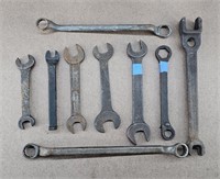 9pc Vintage Wrenches