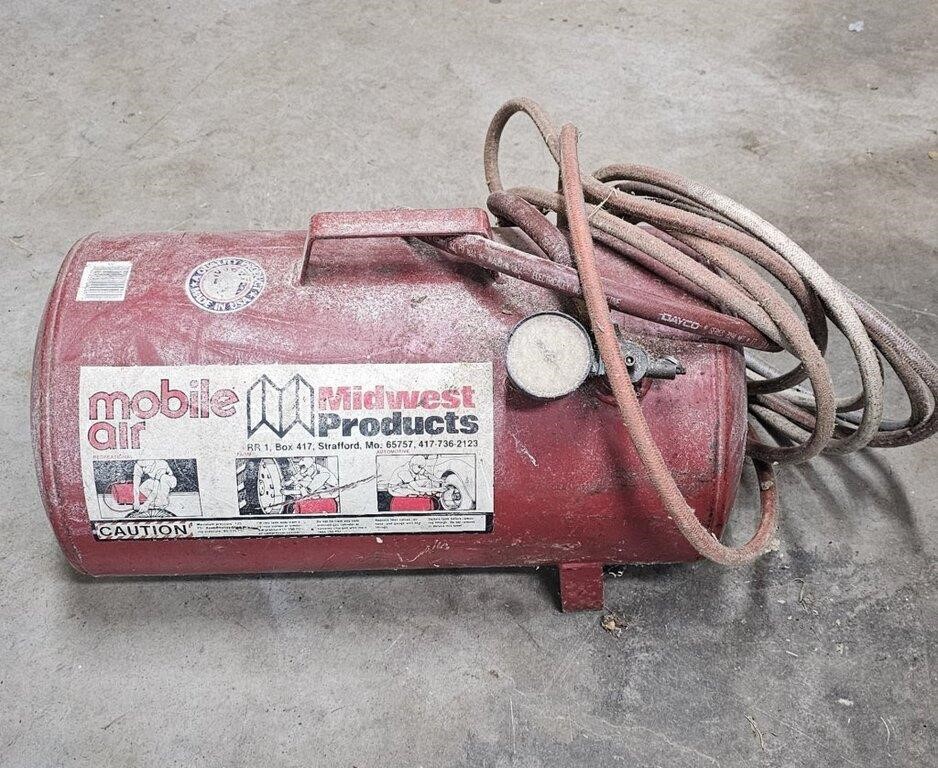 Midwest Mobile Air Compressor Portable w/hose