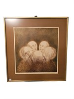 1973 "The Meeting" Etching Trial/proof