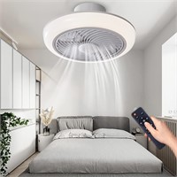 $161  PINFM 16in Remote Invisible Ceiling Fan 72W
