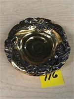 Our Lady of Lourdes Pray for Us Gold Tray 3"