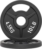 10LB Cast Iron Plate  2-Inch Center (2 Set)