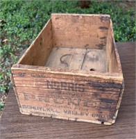 Norris Prunes Wooden Shipping Crate
