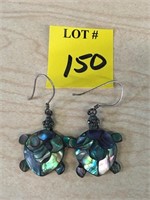 .925 Turtle Earrings