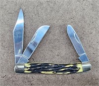 3-Blade Schade Style Pocket Knife