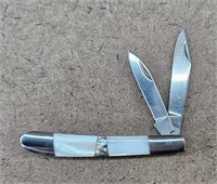 Mother of Pearl & Abalone 2-Blade Pocket Knife
