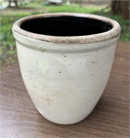 Small 6" Tan Pottery Crock