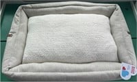 Boots & Barkley LARGE Pet Bed GrayLinen CuddlerBed