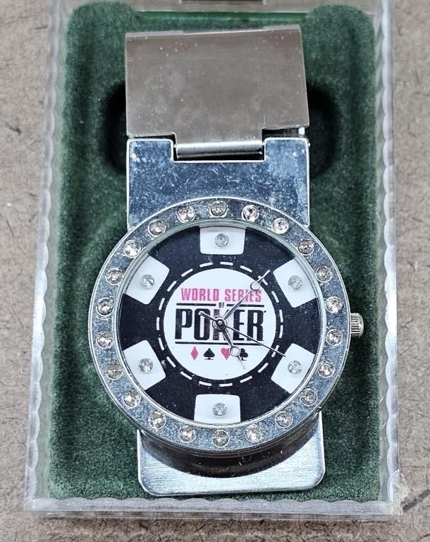 World Series Poker Watch Money Clip