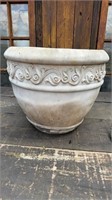 Plastic outdoor flower pot