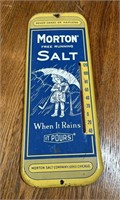 Morton Salt Co. Advertising Thermometer Wall Sign