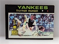 1971 Topps Thurman Munson 5 FIRST Single Player