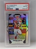 2017 Prizm Silver Prizm Travis Kelce 139 PSA 10