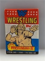 1987 Topps Wrestle Mania III Pack