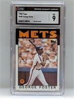 1986 Topps #680 George Foster Graded CGC 9