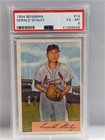 1954 Bowman PSA 6 #14 Gerald Staley Cardinals