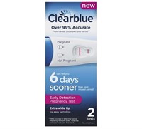 Clearblue Early Detect Pregnancy Test 2pk NEW READ