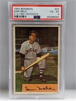 1954 Bowman PSA 4 #22 Sam Mele (213/1661 Putouts)