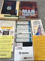Vintage Computer Game Big Box Man Hunter New York