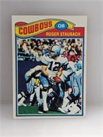 1977 Topps Football Roger Staubach Card 45