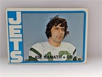 1972 Topps Football Joe Namath Card 100