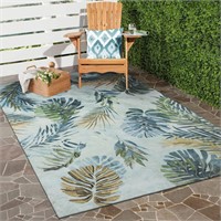 Jardin Rug- 3'6'x5'6' Tropical Leaf Green