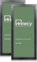 10x24 Annecy Black Picture Frame 2 Pack