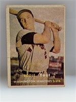 1957 Topps Eddie Yost #177