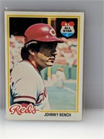 1978 Topps Johnny Bench #700 HOF