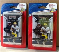 Lot of 2 Pro Picks 2pk Football Cards NEW