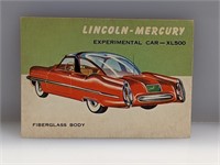 1954 Topps World on Wheels Lincoln-Mercury XL-500