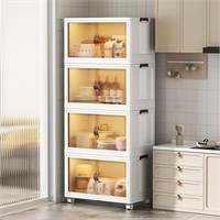 $120  5-Layer Transparent Cabinet with Pulley