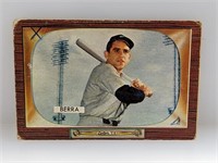1955 Bowman #168 Yogi Berra Yankees HOF with X