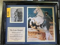 THE LONE RANGER FRAMED PICTURE